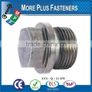 Made in Taiwan Hexagon Head Pipe Plugs DIN 910 thumbnail-5