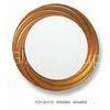 Unique Round Decorative Framed Mirror With Golden Frame , Lamination Glass thumbnail-1