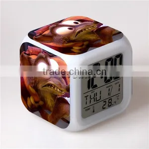 Top Selling LED Alarm Clock,Digital Desk Clock,Zootopia Cartoon Clock for Kids thumbnail-4