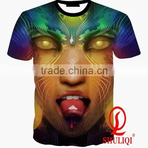 European Style Manufacturing Human Face 3D Printed T-Shirts thumbnail-1