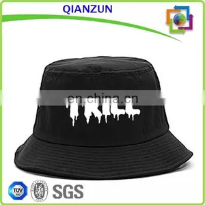 How Bucket Hat To Make/Plain White Cotton Bucket Hat thumbnail-2
