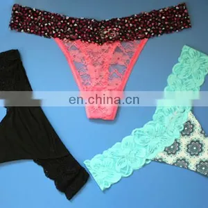 Ladies Hot Sell Ladies' Sexy Fancy Panty Thong Lace Waist Thong thumbnail-6