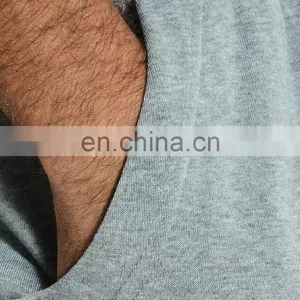 Custom French Terry Drop Crotch Pants Wholesale thumbnail-4