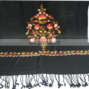 Viscose Pashmina Shwal With Embroidery thumbnail-1