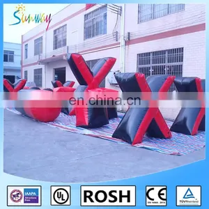 SUNWAY Top Quality Inflatable Paintball Bunkers,paitaball Bunker Arena Filed for Sale thumbnail-1