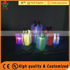2017 Hot Sale Inflatable Santa Christmas Gift Box Christmas Costumes Party Decorations thumbnail-1