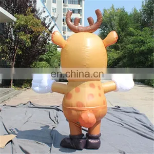 Cute Vivid Cartoon Animal Deer Inflatable/deer Toy Inflatable thumbnail-3