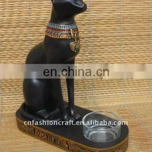 Egyptian Decoraion Polyresin Candle Holder thumbnail-1