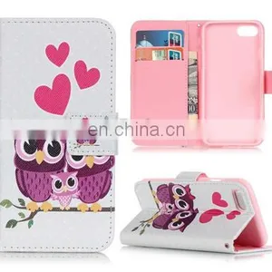 Newest Owl Love Wallet pu Leather Case for Iphone7 Plus With Stand thumbnail-2