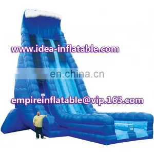 Amusement Park Wave Inflatable Double Line Water Slide ID-SLL007 thumbnail-1