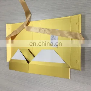 Small Bring Gold Gift Flat Box Custom for Baby Party Gift Packed of Lover Boxes thumbnail-2