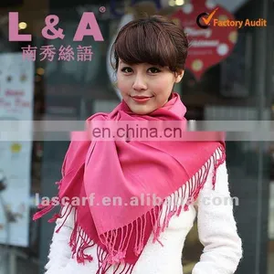 Pink Big Viscose Muffler for Lady thumbnail-1