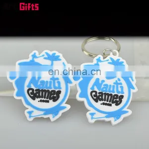 Key Chian OEM Custom Made Wholesale Promotion Cheap Pvc Rubber Plastic Keychain thumbnail-6