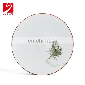 Handled Stoneware Square Silvergrey Table Wedding Drink Coasters thumbnail-3