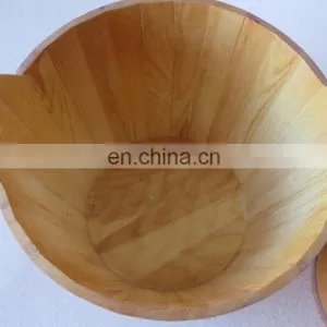 Hot Selling Personalized Plastic Custom Ice Bucket With Wood Top thumbnail-5