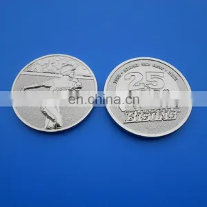 Bisons 25th Two Sided Silver Coins, Sports Club Souvenir Challege Coin thumbnail-1