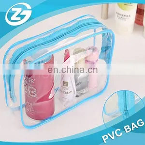 Zipper Transparent PVC Cosmetic Bag thumbnail-1