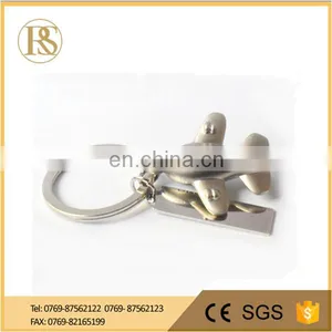 Airplane Model Key Ring;Exquisite Aircraft Key Ring thumbnail-1