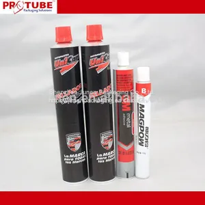 Aluminum Collapsible Adhesive Glue Packaging Tube thumbnail-1