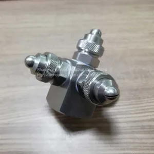 Cluster Type Five Spray Set-ups Syphon Flat Fan Jet Air Atomizing Nozzle thumbnail-4