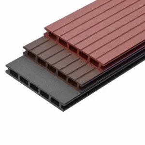 Durable Outdoor WPC Wood Plastic Composite Flooring WPC Decking Prices thumbnail-1