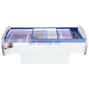 Large Capacity Seafood Fresh Horizontal Display Freezer thumbnail-1