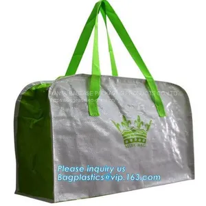 Custom Picture Printing Recycle Laminated Promotional Shopping Pp Woven Bag,Promotion Factory Custom Logo Reusable Folda thumbnail-1