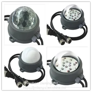 5W 7w 9w 3000/6000k DMX512 Waterproof 24v dc 12v Pixel Outdoor Digital Rgb Ip65 Led Point Light for Building Lighting thumbnail-3