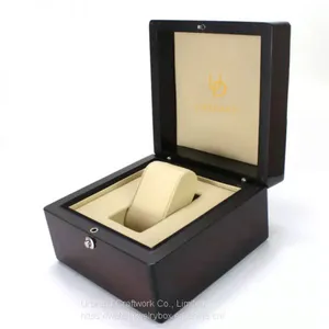 Custom Luxury Printed Logo Cheap Wood Watch Box With High Quality Packaging Box thumbnail-2