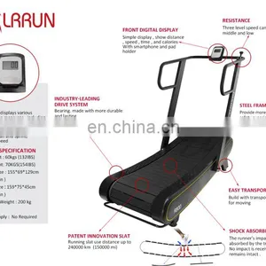 Curved Treadmill & Air Runner Pvc Running Belt Best Selling Eco-friendly Woodway Innovation Gym Exercise Equipment thumbnail-4