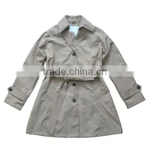 Autumn Spring Women Trench Coat Long Jacket thumbnail-1