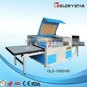 1000mmx800mm Fine and Precise Positioning Woven Labels Movable Exchanging Working Table Laser Cutting Machine thumbnail-1