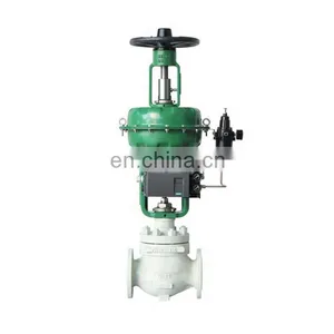 OEM DN25 1inch AC220V WCB Flang End Pneumatic Diaphragm Regulation Valve Pneumatic Valve thumbnail-5
