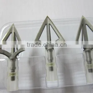 Linkboy Broadhead CS 100 Grain 1 1/16" Stainless Steel Archery Hunting thumbnail-3