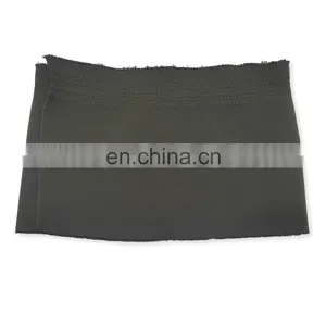 Top Standard Garment Accessories Polyester Knit Rib Customized Jacquard Rib Knitted thumbnail-3
