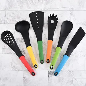 Kitchen Accessories Home and Kitchen Cookware Sets Nylon Kitchen Utensil Set With Rotating Storage Stand thumbnail-2