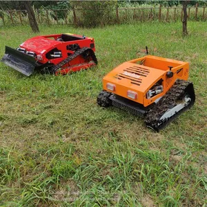 Radio Control Mower, China Remote Control Mower With Tracks Price, Grass Cutting Machine for Sale thumbnail-1