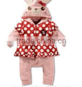 Cute Animal Clothes Baby Elephant Bee Rabbit Ladybug Rompers Baby AG-LA0025 thumbnail-5