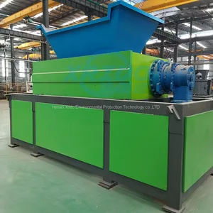 High Quality and Best Price Waste Plastic Bottle PE PP PVC Double Shaft Shredder thumbnail-1
