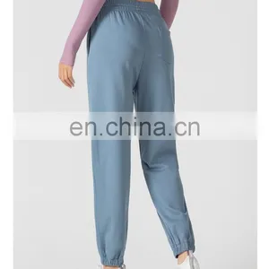 New Wholesale Cotton Casual Pockets Jogger Sweatpants Women Sports Workout Walking Running Wear Pants thumbnail-3