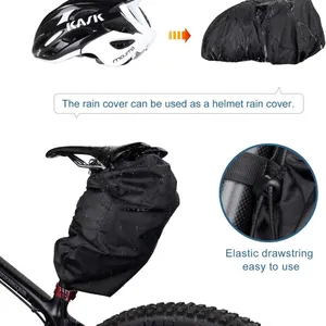 Bike Saddle Bag Water Bottle Holder Bicycle Under Seat Pack Storage Bag for Mountain Road Bicycle thumbnail-5