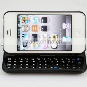 For Iphone 4 4S Mini Bluetooth Keyboard Case thumbnail-1