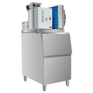 Factory Direct 200KG Dry Flake Ice Machine Air Cooling Low Energy Consumption Industrial Ice Making Machine With Ice Storage Bin thumbnail-2