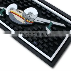 Personalized Advertising Log Soft Pvc Bar Counter Mat Drip Black Pad thumbnail-6
