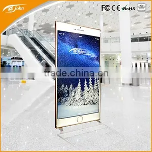 Slim Frameless Free-standing Advertising Equipment thumbnail-1