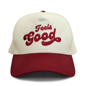 Premium 100% Cotton Baseball Caps Two Tone Available With High-Quality Embroidery Cap and Hats Wholesale thumbnail-2