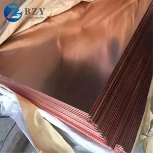 Copper Plate Sheet Pure Electrolytic Copper C10100 C10200 C10300 Copper Sheets 99.99% Manufacturer thumbnail-3