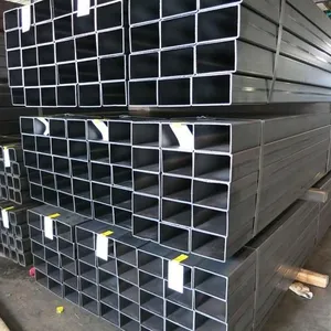 A36 Q235B ERW Welded Carbon Hollow Section Steel Tube Square and Rectangular Tube thumbnail-3