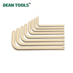 Non-Sparking Flower Type Allen Key Hex Key Wrench, L-Type Torx Allen Key, Flower Type Hexagon Socket Wrench, 6 Point Hex Screwdriver thumbnail-5