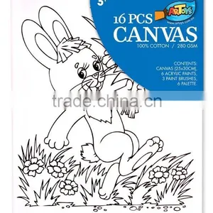 The New Cartoon Canvas Suits, Children's Painting Supplies thumbnail-1